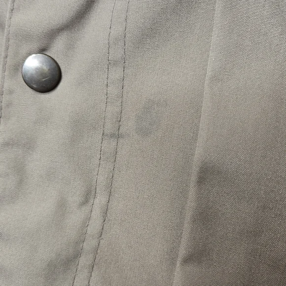 Vintage Swingster Mens Kahki Jacket Sz M Flannel Lined Two Way Zipper Utility - Picture 16 of 16